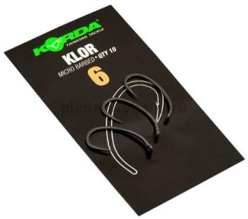 Крючки KORDA Klor с микробородкой №6, 10шт.