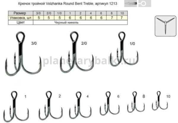 Крючок тройной 1213 "Volzhanka Round Bent Treble" #  1/0 (5шт/уп) для рыбалки, Крючок тройной 1213 "Volzhanka Round Bent Treble" #  1/0 (5шт/уп) отзывы, Крючок тройной 1213 "Volzhanka Round Bent Treble" #  1/0 (5шт/уп) купить, Крючок тройной 1213 "Volzhanka Round Bent Treble" #  1/0 (5шт/уп) купить в интернет магазине, Крючок тройной 1213 "Volzhanka Round Bent Treble" #  1/0 (5шт/уп) выбрать, Крючок тройной 1213 "Volzhanka Round Bent Treble" #  1/0 (5шт/уп) обзор, Крючок тройной 1213 "Volzhanka Round Bent Treble" #  1/0 (5шт/уп) купить в розничном магазине
