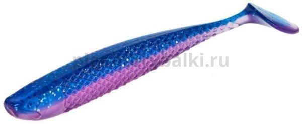 Виброхвост Lucky John 3D Series SLICK SHAD PADDLE 4.5in 11,4см, цвет Z18, 4шт.