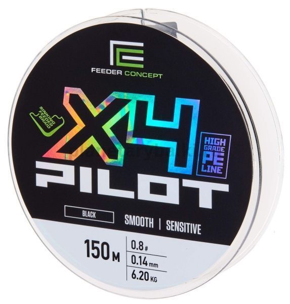 Шнур плетёный Feeder Concept Pilot x4 BRAID Black 150м, 0,14мм, 6,2кг для рыбалки, Шнур плетёный Feeder Concept Pilot x4 BRAID Black 150м, 0,14мм, 6,2кг отзывы, Шнур плетёный Feeder Concept Pilot x4 BRAID Black 150м, 0,14мм, 6,2кг купить, Шнур плетёный Feeder Concept Pilot x4 BRAID Black 150м, 0,14мм, 6,2кг купить в интернет магазине, Шнур плетёный Feeder Concept Pilot x4 BRAID Black 150м, 0,14мм, 6,2кг выбрать, Шнур плетёный Feeder Concept Pilot x4 BRAID Black 150м, 0,14мм, 6,2кг обзор, Шнур плетёный Feeder Concept Pilot x4 BRAID Black 150м, 0,14мм, 6,2кг купить в розничном магазине