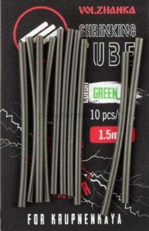 Трубки термоусадочные Volzhanka Shrinking Tube цвет Green, 1,5мм, 10шт.