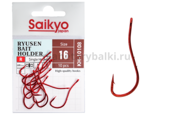 Крючки Saikyo RYUSEN BAIT HOLDER R BN KH-10108 №16, 10шт.