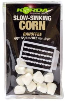 Имитационная приманка Korda Maize Slow Sinking White 10шт.