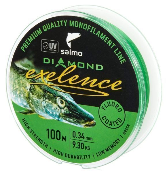 Леска монофильная Salmo Diamond EXELENCE FLUORO COATED Green 100м, 0,34мм, 9,3кг для рыбалки, Леска монофильная Salmo Diamond EXELENCE FLUORO COATED Green 100м, 0,34мм, 9,3кг отзывы, Леска монофильная Salmo Diamond EXELENCE FLUORO COATED Green 100м, 0,34мм, 9,3кг купить, Леска монофильная Salmo Diamond EXELENCE FLUORO COATED Green 100м, 0,34мм, 9,3кг купить в интернет магазине, Леска монофильная Salmo Diamond EXELENCE FLUORO COATED Green 100м, 0,34мм, 9,3кг выбрать, Леска монофильная Salmo Diamond EXELENCE FLUORO COATED Green 100м, 0,34мм, 9,3кг обзор, Леска монофильная Salmo Diamond EXELENCE FLUORO COATED Green 100м, 0,34мм, 9,3кг купить в розничном магазине