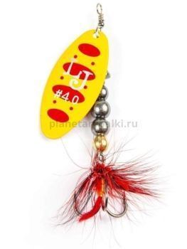 Блесна вращающаяся Lucky John SHELT BLADE №4, 15гр., цвет 010