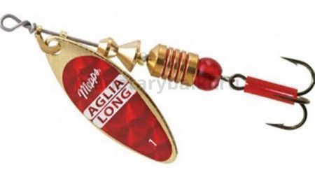 Блесна вращающаяся MEPPS Aglia Longue Redbo №5, 29гр., цвет OR