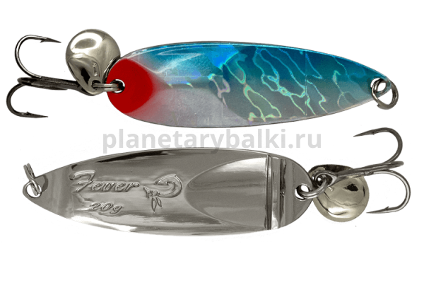 Блесна колеблющаяся LureMax Fever 65мм, 20гр., цвет 20, Silver eye