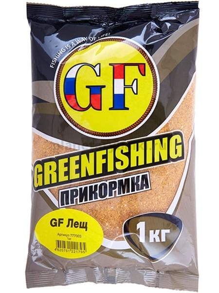 Прикормка для рыбы GF 1кг ЛЕЩ
