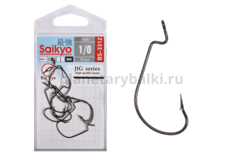 Крючки Saikyo BS-3312 BN №1/0, 10шт.