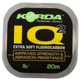Поводковый материал KORDA IQ2 Extra Soft 20м, 0,40мм, 6,8кг, 15lb