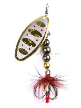 Блесна вращающаяся Lucky John SHELT BLADE №4, 15гр., цвет 002
