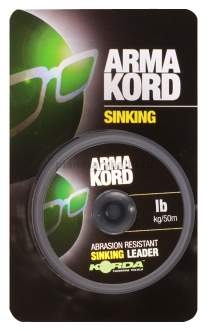 Шок-лидер плетеный KORDA  Arma-Kord 20м, 22,6кг, 50lb 