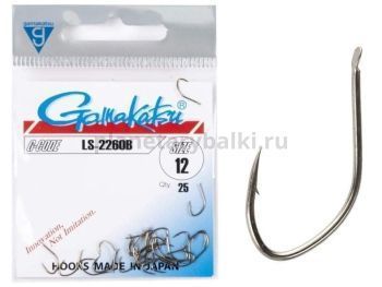 Крючки Gamakatsu LS-2260B HOOKS BRONZE разм. 12 25шт.