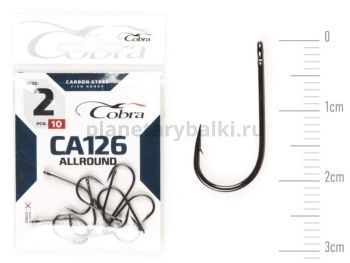 Крючки Cobra Allround VIKING CA126 №2, 10шт.