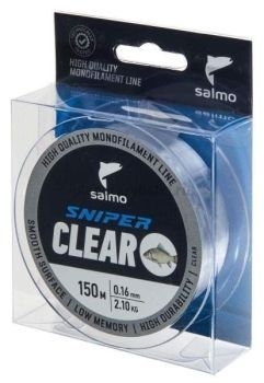 Леска монофильная Salmo Sniper Clear 150м, 0,16мм, 2,1кг