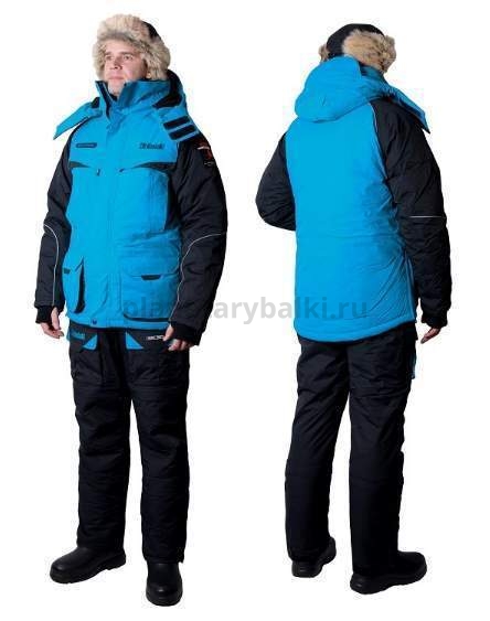 Костюм зимний Alaskan New Polar M синий/черный, размер XXXLK (куртка + полукомбинезон)
