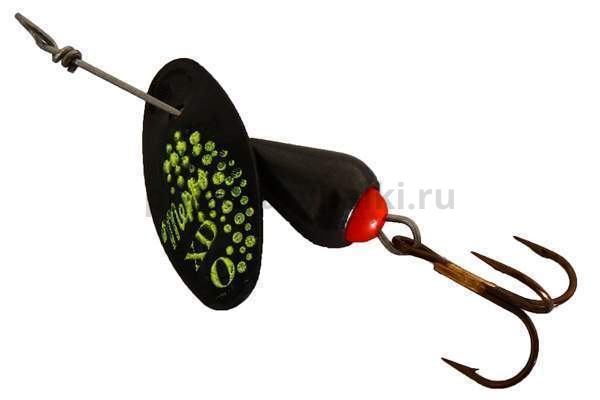 Блесна вращающаяся Mepps XD PLATINUM №1, 3гр., цвет Black/Black