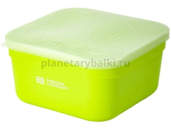 Коробка для наживки с крышкой FEEDER CONCEPT FEEDER BAIT BOX размер L