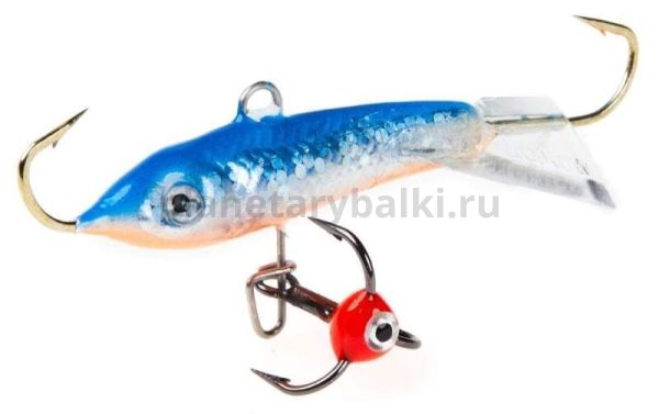 Балансир Lucky John CLASSIC 3 с тройником 30мм, 5гр., 67H блистер