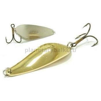 Блесна колеблющаяся Mister Cro АТОМ, 67мм, 12гр., цвет G/S