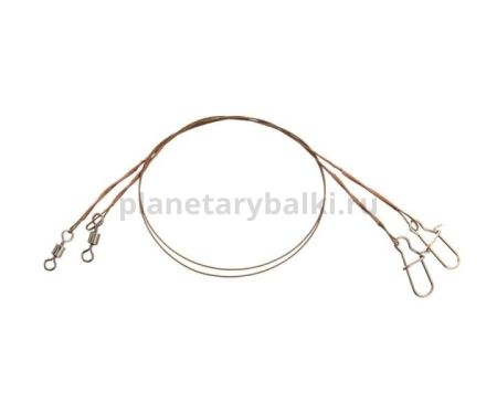 Поводок FLAGMAN Stainless Steel X19 15кг, 30см, 2шт.