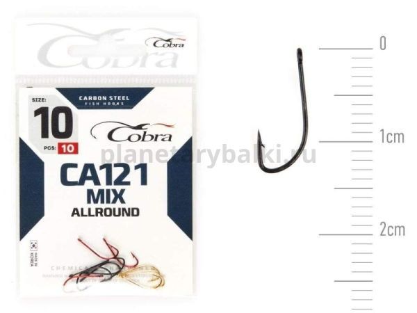 Крючки Cobra Allround MIX CA121 №10, 10шт.