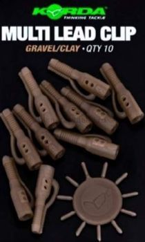 Клипса безопасная KORDA Lead Clip Pin Gravel/Clay