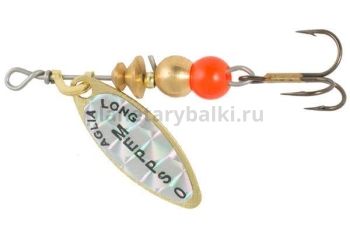 Блесна вращающаяся Mepps AGLIA LONG RAINBO 0, 2,5гр., цвет Gold