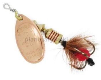 Блесна вращающаяся MEPPS Aglia Mouche Rouge №1, 3,6гр., цвет CU
