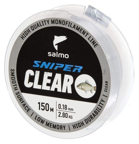 Леска монофильная Salmo Sniper Clear 150м, 0,18мм, 2,8кг для рыбалки, Леска монофильная Salmo Sniper Clear 150м, 0,18мм, 2,8кг отзывы, Леска монофильная Salmo Sniper Clear 150м, 0,18мм, 2,8кг купить, Леска монофильная Salmo Sniper Clear 150м, 0,18мм, 2,8кг купить в интернет магазине, Леска монофильная Salmo Sniper Clear 150м, 0,18мм, 2,8кг выбрать, Леска монофильная Salmo Sniper Clear 150м, 0,18мм, 2,8кг обзор, Леска монофильная Salmo Sniper Clear 150м, 0,18мм, 2,8кг купить в розничном магазине