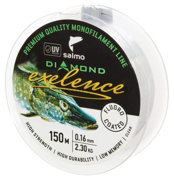 Леска монофильная Salmo Diamond EXELENCE FLUORO COATED Clear 150м, 0,16мм, 2,3кг для рыбалки, Леска монофильная Salmo Diamond EXELENCE FLUORO COATED Clear 150м, 0,16мм, 2,3кг отзывы, Леска монофильная Salmo Diamond EXELENCE FLUORO COATED Clear 150м, 0,16мм, 2,3кг купить, Леска монофильная Salmo Diamond EXELENCE FLUORO COATED Clear 150м, 0,16мм, 2,3кг купить в интернет магазине, Леска монофильная Salmo Diamond EXELENCE FLUORO COATED Clear 150м, 0,16мм, 2,3кг выбрать, Леска монофильная Salmo Diamond EXELENCE FLUORO COATED Clear 150м, 0,16мм, 2,3кг обзор, Леска монофильная Salmo Diamond EXELENCE FLUORO COATED Clear 150м, 0,16мм, 2,3кг купить в розничном магазине