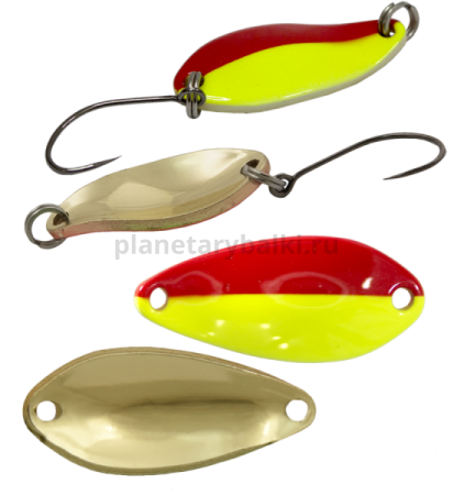 Блесна колеблющаяся LureMax Dotty 25мм, 2,4гр., цвет 11