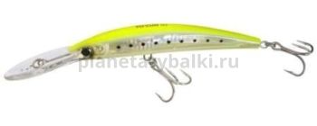 Воблер Yo-Zuri Crystal 3D Minnow DD 150F 150мм, 40гр., до 6м, цвет GHCS