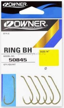 Крючки OWNER Ring BH oxidized gold №1/0, 5шт.