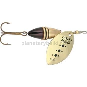 Блесна вращающаяся Lukris CARES №4, 10гр., цвет ON