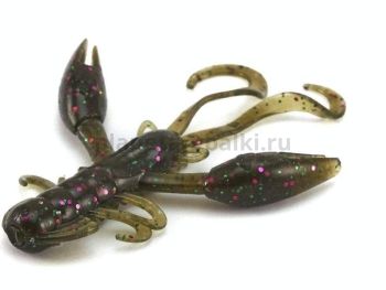 Твистеры Lucky John Pro Series ROCK CRAW 2.8in 7.2см, цвет S21, 6шт.
