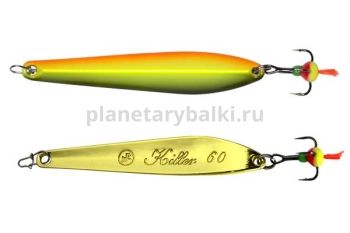 Блесна вертикальная ECOPRO Killer 90мм, 15гр., цвет FRG