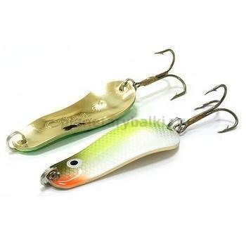 Блесна колеблющаяся Mister Cro КОБРА, 50мм, 10гр., цвет Lemon