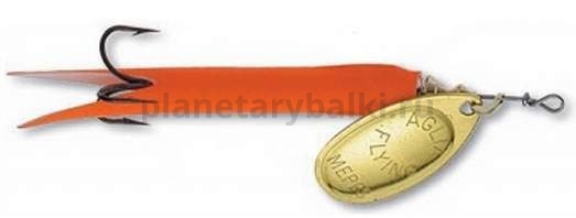 Блесна вращающаяся MEPPS Aglia Flying №1, 10гр., цвет OR/orange