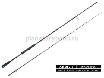 Спиннинг Lucky John Addict 42 7'8" 2,34м, тест 10-42гр.