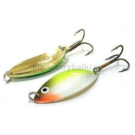 Блесна колеблющаяся Mister Cro КРОКОДИЛ 60мм, 17гр., цвет Lemon