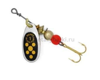 Блесна вращающаяся MEPPS Black Fury Jaune №1, 3,5гр., цвет AG
