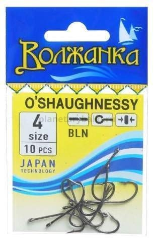 Крючки Волжанка O`Shaughnessy №1, 10шт.