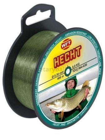 Леска монофильная WFT Zielfisch HECHT (ЩУКА) 400м, 0,30мм, 8,1кг