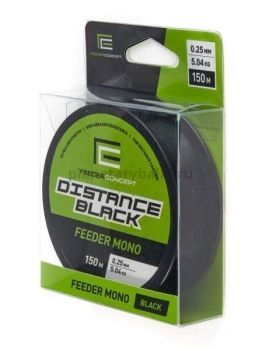 Леска монофильная Feeder Concept Distance Black 150м, 0,25мм, 5,2кг