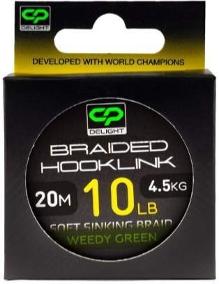 Поводковый материал CARP PRO Delight Sinking Hooklink зеленый 20м, 4,5кг, 10lb 