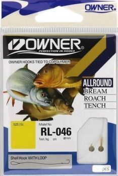 Поводок готовый OWNER RL-046 №4, 70см, 8шт.