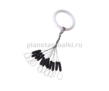Стопор F-FISHING для лески силиконовый S 12шт